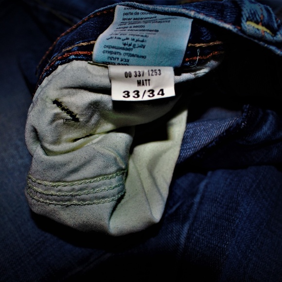 Mavi Matt relaxed Boot Cut Men's Jeans Sz 33/34 - Picture 5 of 6